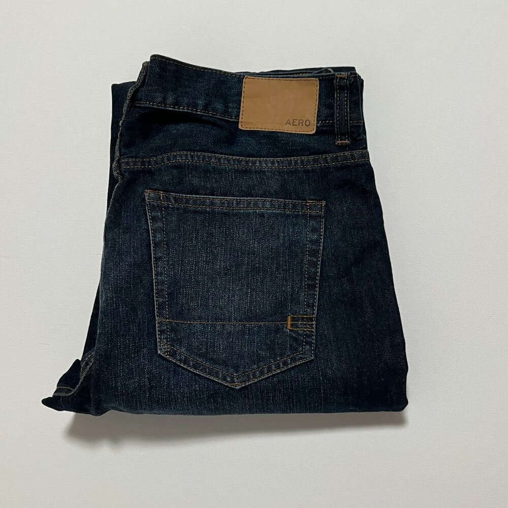 Aeropostale Aero Relaxed Fit Jeans *NWT Dark Wash Denim Men's size 32x30